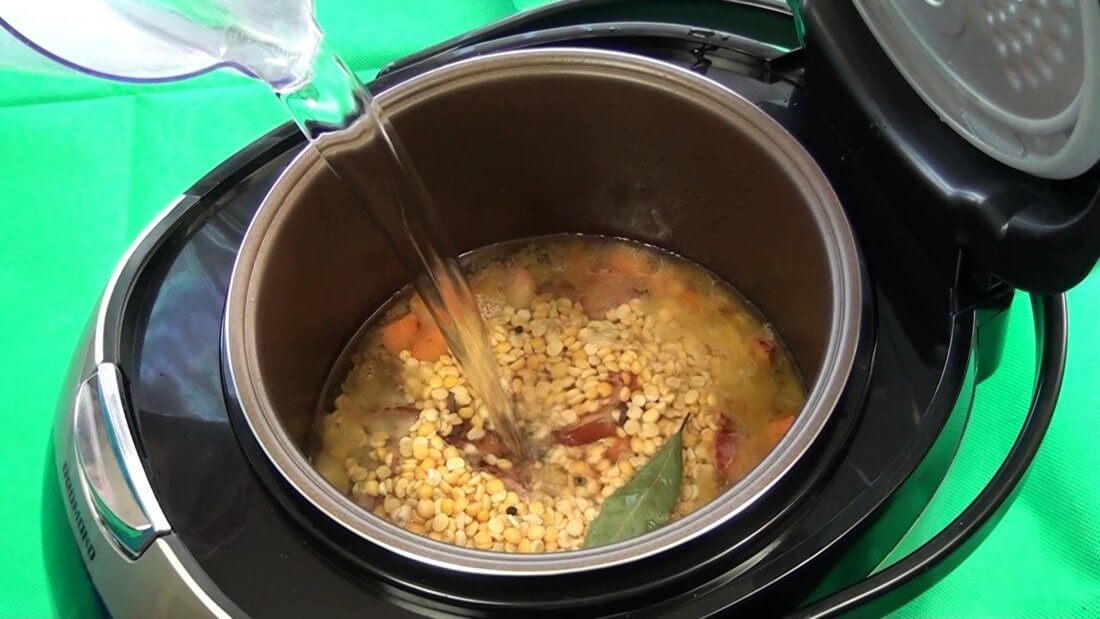 Гороховый суп в мультиварке - простой и вкусный рецепт с 34 Гороховый суп в мультиварке - простой и вкусный рецепт с 15